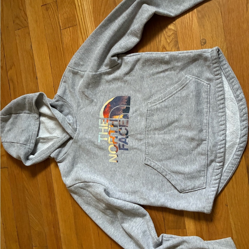 The North Face Light Gray Fleece Jacket